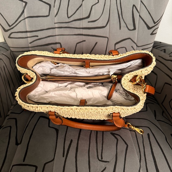 Gorgeous brand, new raffia, Ralph Lauren, straw vintage hand that - Picture 4 of 6